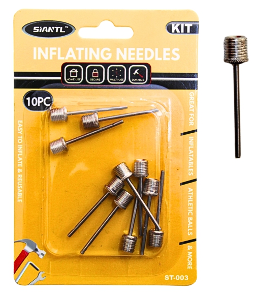 BICO P/ BOMBA DE AR. CARTELA COM 10 PEÇAS