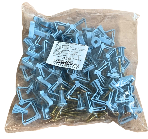 PARAFUSO COM BUCHA DE EXPANSÃO, SACO COM ...